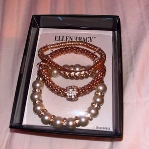 New in box Ellen Tracy 3 bracelet gift